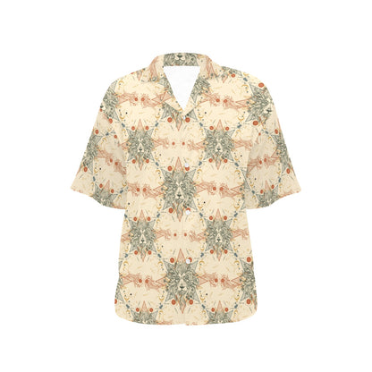 Leo Pattern Print Design 02 Women's Hawaiian Shirt