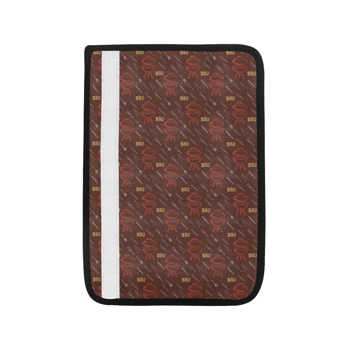 Barbecue Pattern Print Design 01 Car Seat Belt Cover