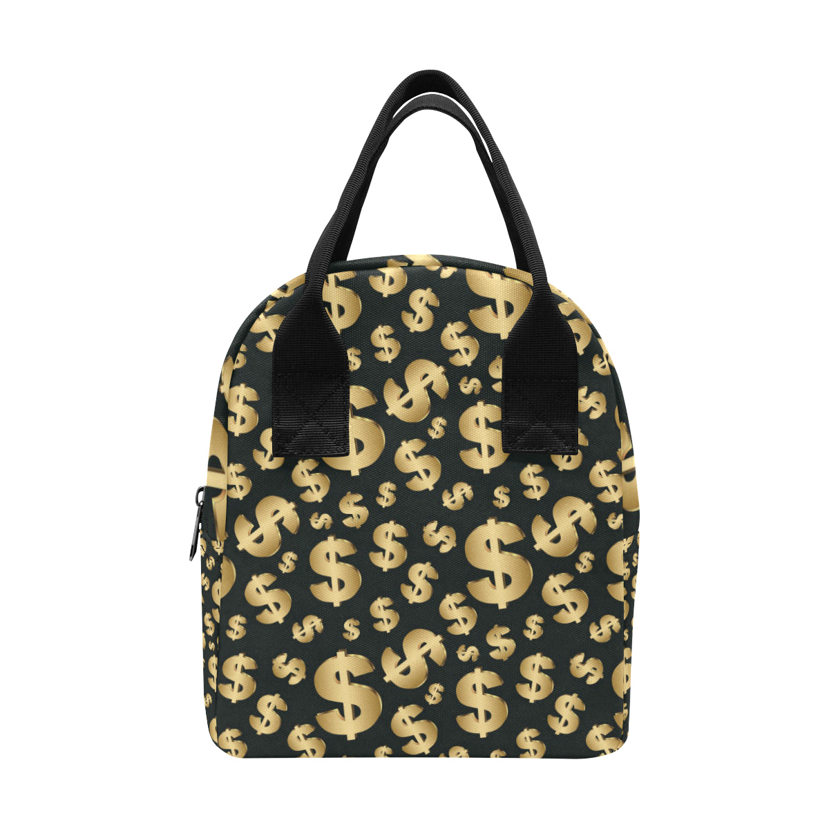 Dollar Pattern Print Design DO04 Insulated Lunch Bag