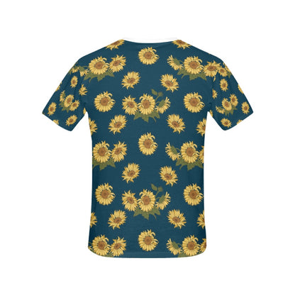 Sunflower Print Design LKS305 Women's  T-shirt
