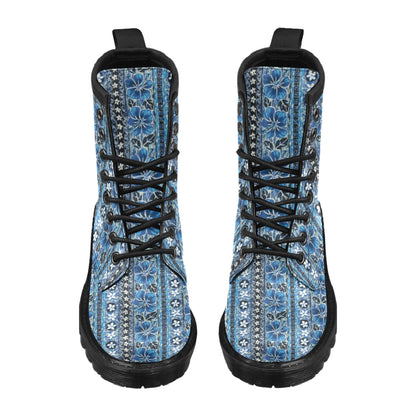Hawaiian Themed Pattern Print Design H012 Women's Boots