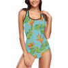 Bird Of Paradise Pattern Print Design BOP04 Women Swimsuit