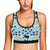 Sea Turtle Pattern Print Design T011 Sports Bra