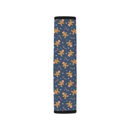 Gingerbread Pattern Print Design 01 Car Seat Belt Cover