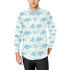 Sea Turtle Pattern Print Design T01 Men's Long Sleeve Shirt