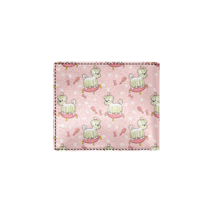 Bichons Frise Pattern Print Design 01 Men's ID Card Wallet