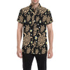 Turtle Polynesian Tribal Hawaiian Men's Short Sleeve Button Up Shirt