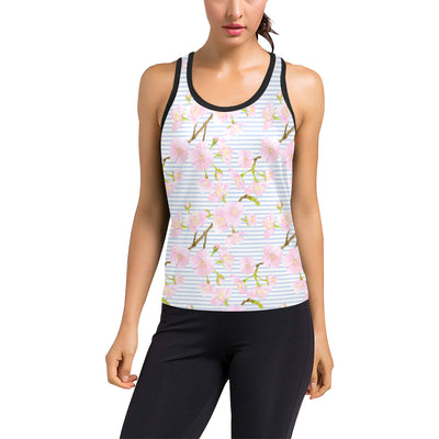 Pink Cherry Blossom Sakura Women's Racerback Tank Top