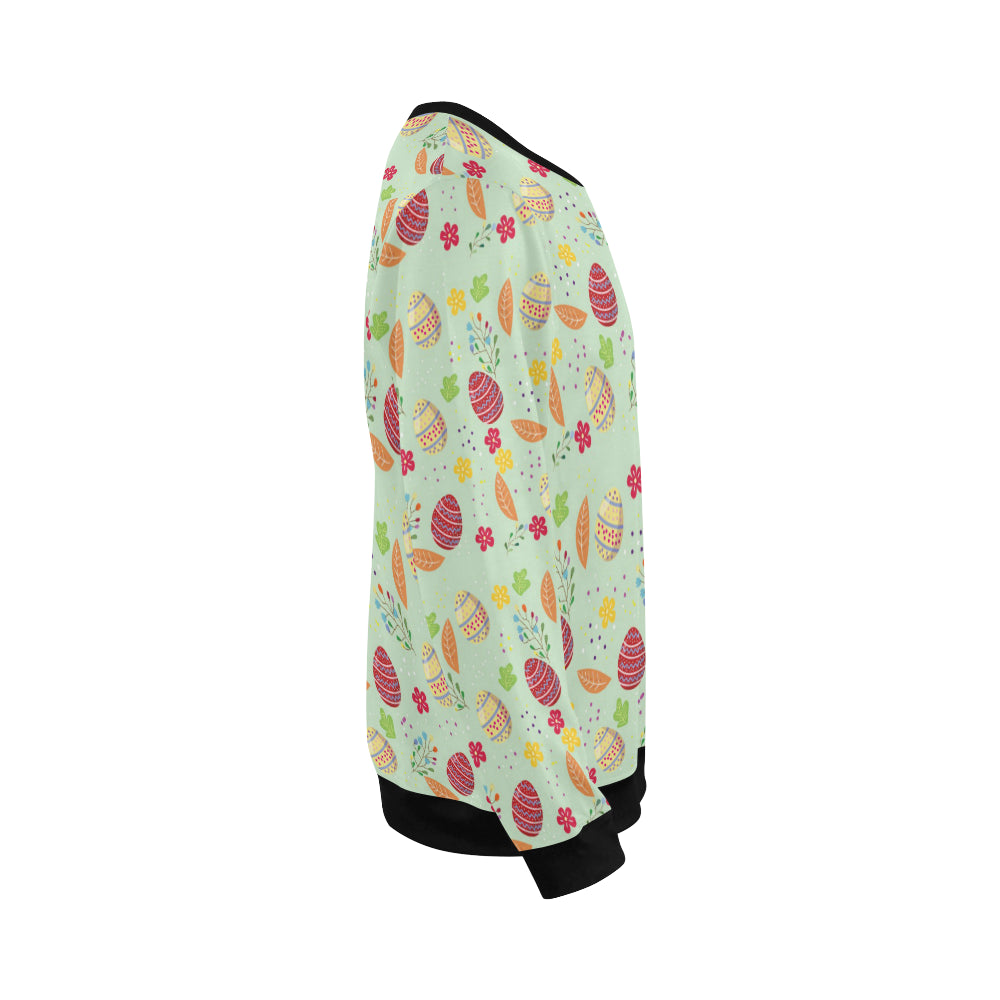 Easter Eggs Pattern Print Design RB07 Men Long Sleeve Sweatshirt