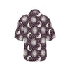 Sun Moon Face Women's Hawaiian Shirt