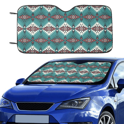 Southwest Pattern Print Design LKS308 Car front Windshield Sun Shade