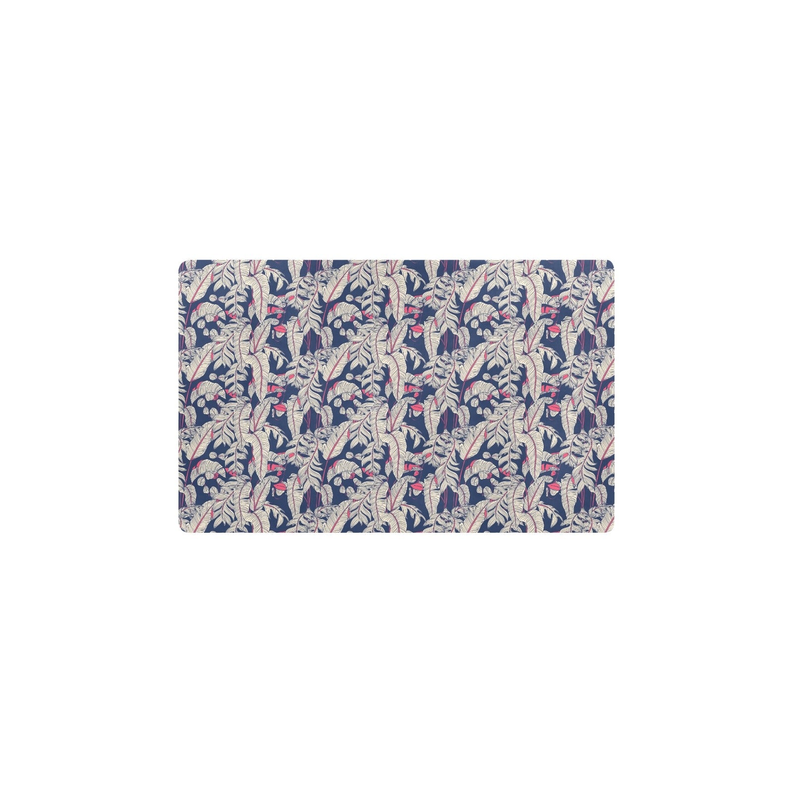 Bird Of Paradise Pattern Print Design 03 Kitchen Mat