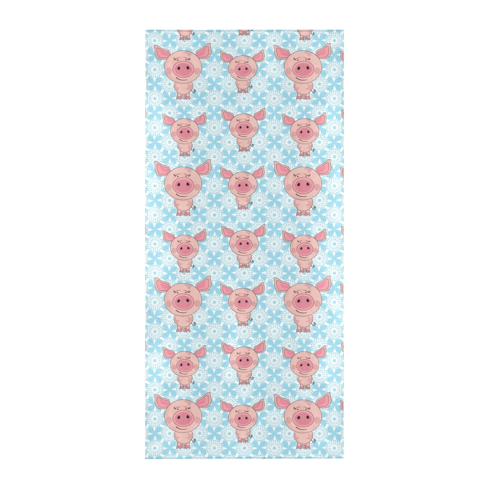 Pig Print Design LKS402 Beach Towel 32" x 71"