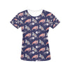 Sea Turtle With Jelly Fish Print Design LKS301 Women's  T-shirt