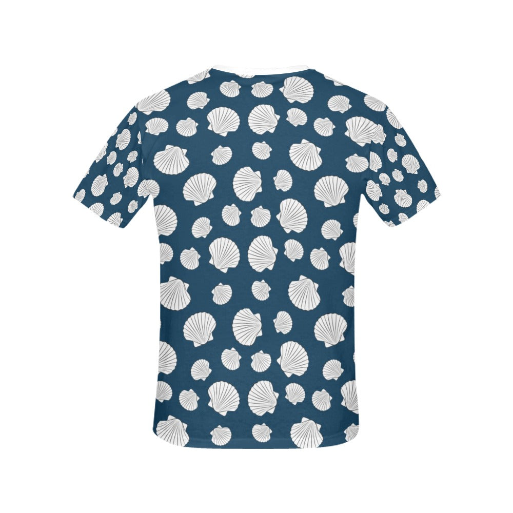 Seashell Print Design LKS3012 Women's  T-shirt