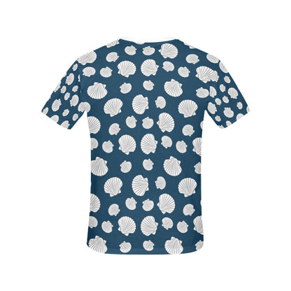 Seashell Print Design LKS3012 Women's  T-shirt