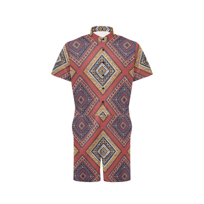 Native Pattern Print Design A06 Men's Romper