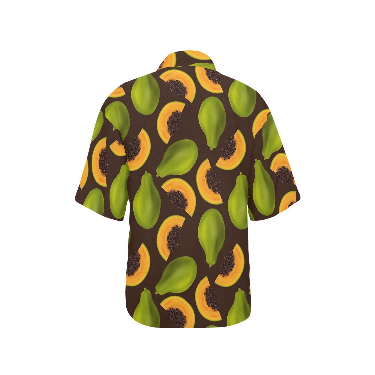 Papaya Pattern Print Design PP04 Women's Hawaiian Shirt
