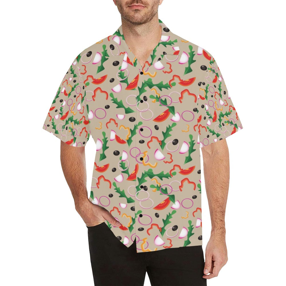 Salad Print Design LKS303 Men's Hawaiian Shirt