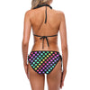 Heart Rainbow Pattern Print Design HE02 Bikini