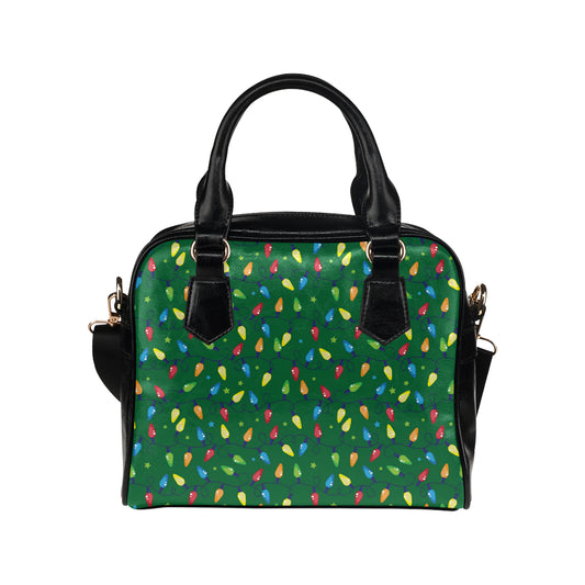 Christmas Light Pattern Print Design 02 Shoulder Handbag
