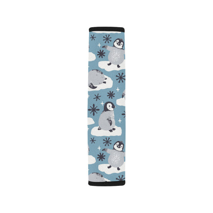 Penguin Pattern Print Design A05 Car Seat Belt Cover