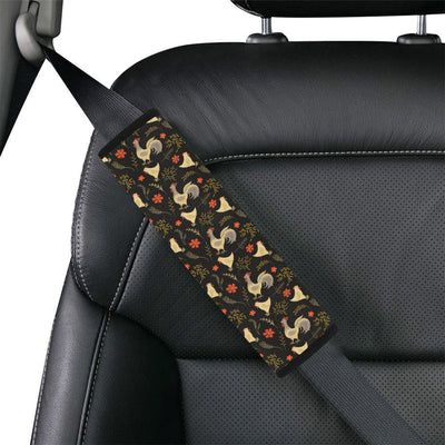 Chicken Pattern Print Design 04 Car Seat Belt Cover