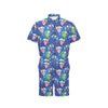 Angel Little Pattern Print Design 02 Men's Romper