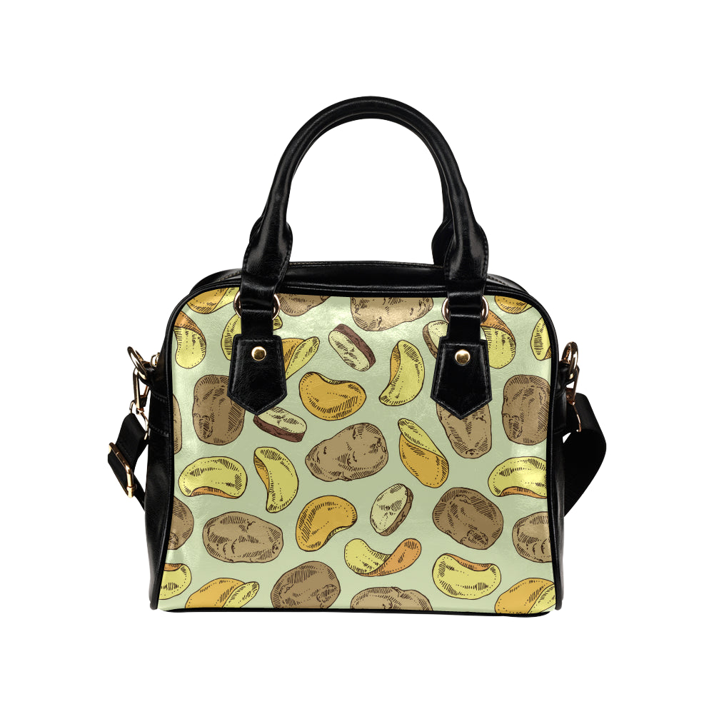 Potato Pattern Print Design A03 Shoulder Handbag