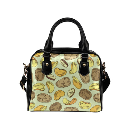 Potato Pattern Print Design A03 Shoulder Handbag