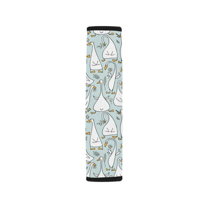 Goose Pattern Print Design 03 Car Seat Belt Cover