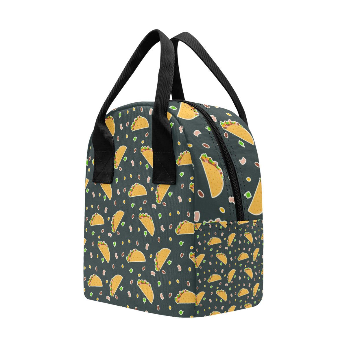 Taco Pattern Print Design TC02 Insulated Lunch Bag