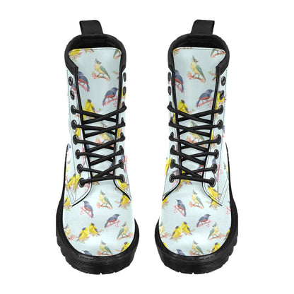 Bird Sweet Themed Print Pattern Women's Boots