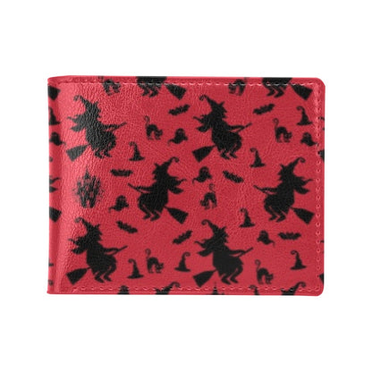 Witch Print Design LKS303 Men's ID Card Wallet