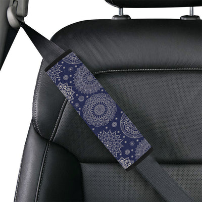 Mandala Pattern Print Design 02 Car Seat Belt Cover