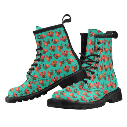 Turkey Print Design LKS402 Women's Boots