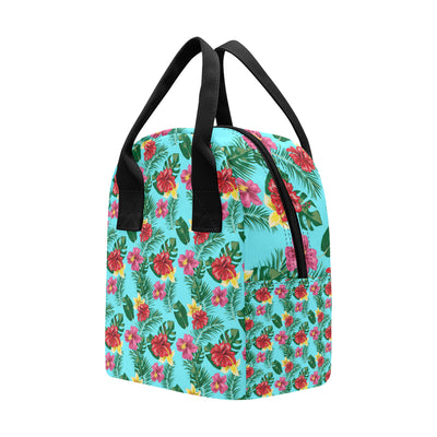 Hibiscus Hawaiian Flower Insulated Lunch Bag