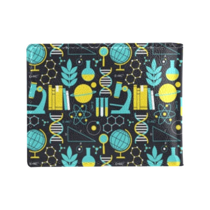 Science Print Design LKS301 Men's ID Card Wallet