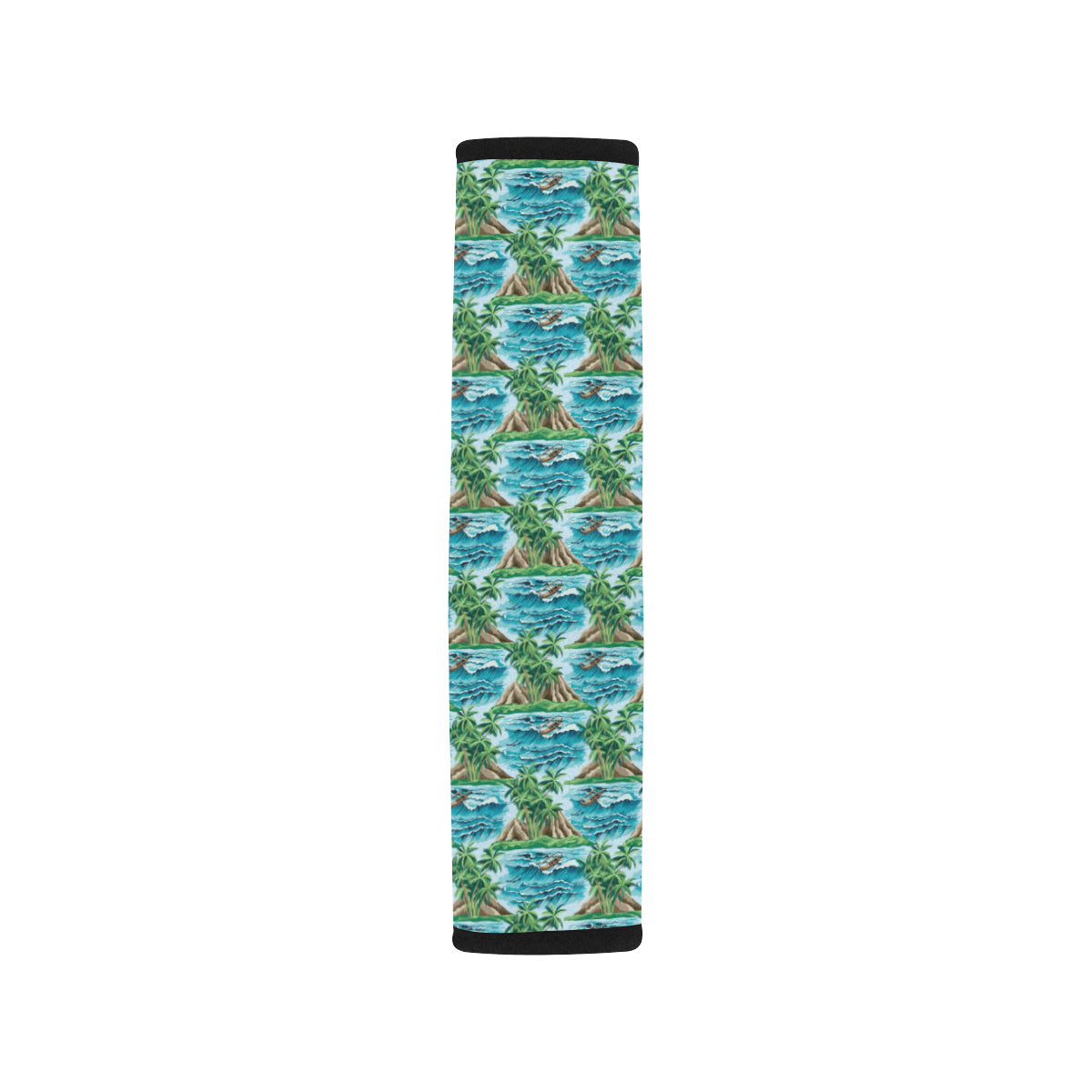 Palm Tree Hawaiian Themed Design Print Car Seat Belt Cover