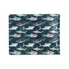 Shark Pattern Print Men's ID Card Wallet