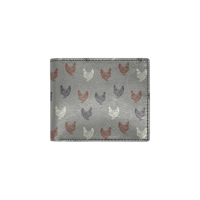 Chicken Pattern Print Design 01 Men's ID Card Wallet