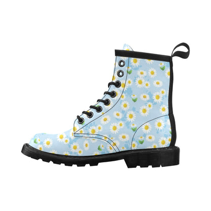 Daisy Pattern Print Design DS010 Women's Boots