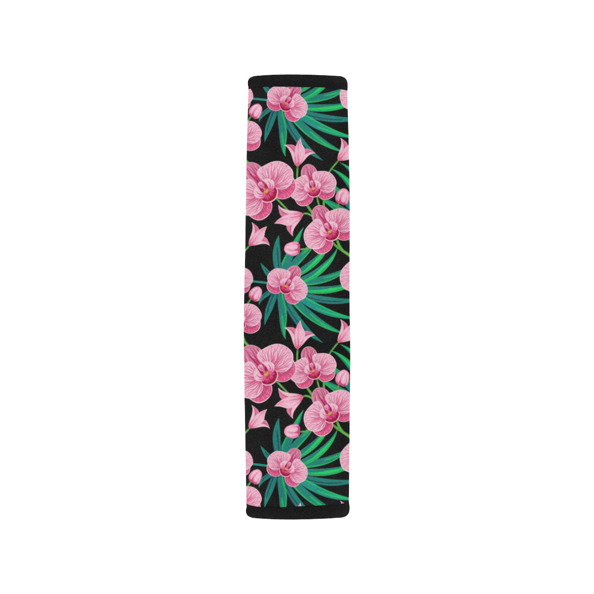 Orchid Pink Pattern Print Design OR06 Car Seat Belt Cover