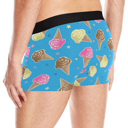 Ice Cream Pattern Print Design 01 Men's Boxer Briefs