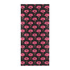 Vampire Lips Print Design LKS303 Beach Towel 32" x 71"