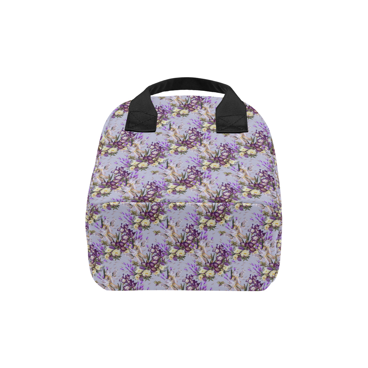 Iris Pattern Print Design IR07 Insulated Lunch Bag