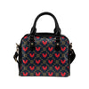 Rooster Pattern Print Design A02 Shoulder Handbag