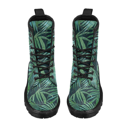 Tropical Flower Pattern Print Design TF011 Women's Boots