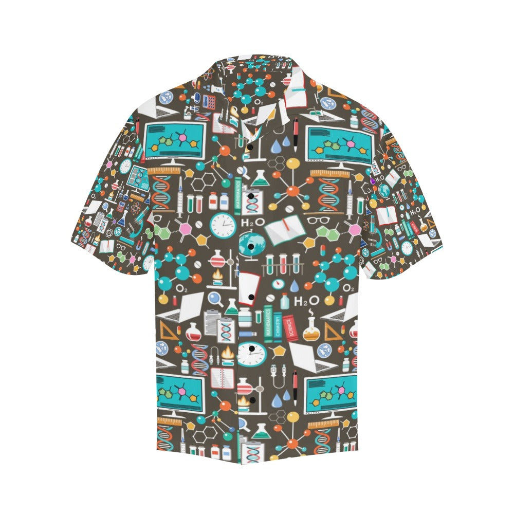 Science Print Design LKS303 Men's Hawaiian Shirt
