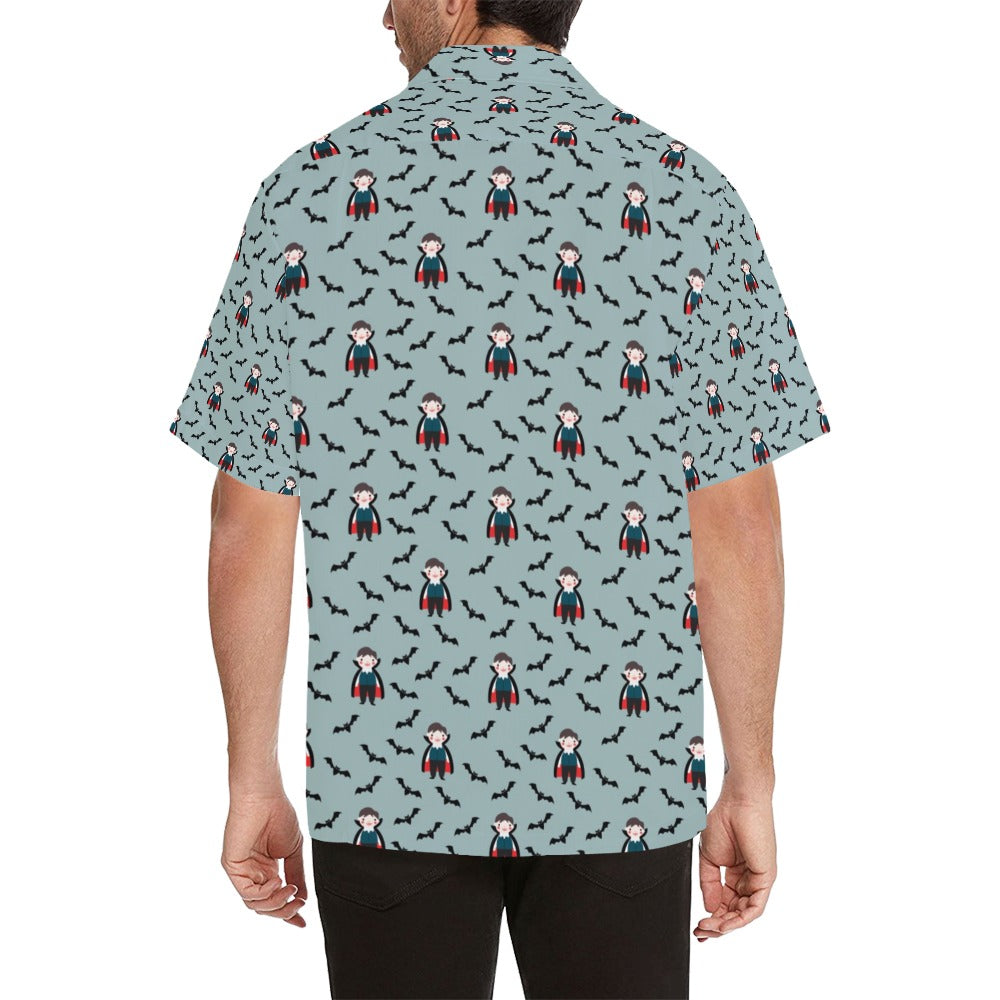 Vampire Print Design LKS304 Men's Hawaiian Shirt